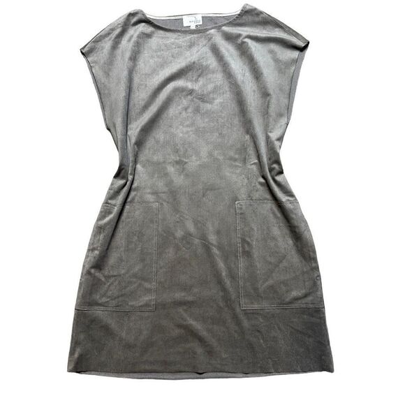 Wilfred Dresses & Skirts - Wilfred Free Shift Dress Womens Small Brown Knee Length Minimalistic Paperbag